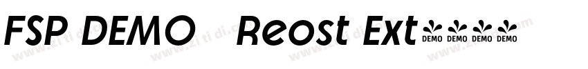 FSP DEMO   Reost Ext字体转换